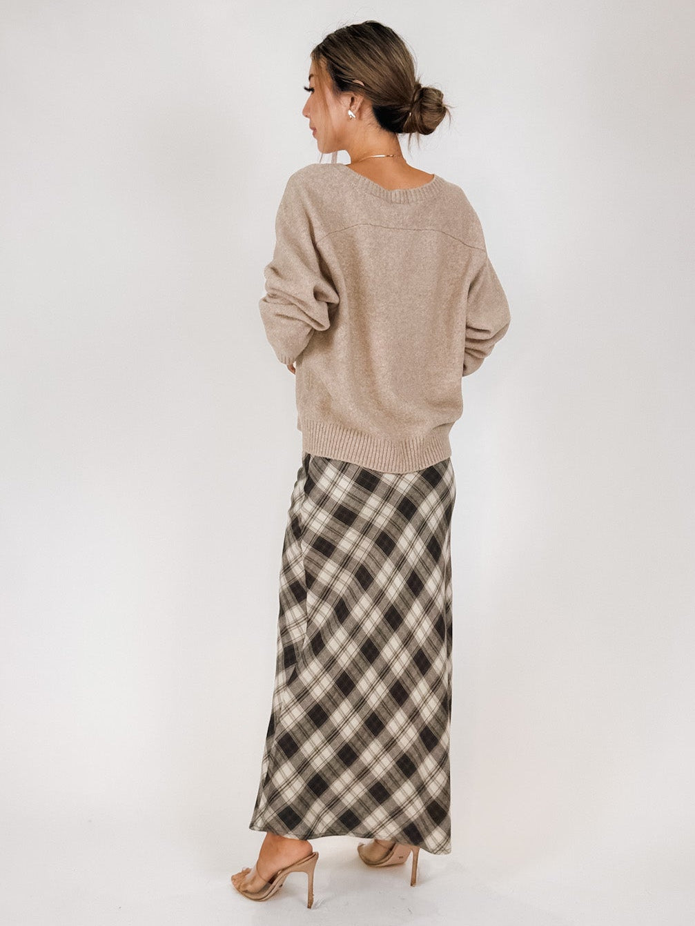 Z Supply Europa Plaid Midi Skirt