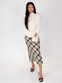 Z Supply Europa Plaid Midi Skirt