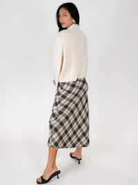 Z Supply Europa Plaid Midi Skirt