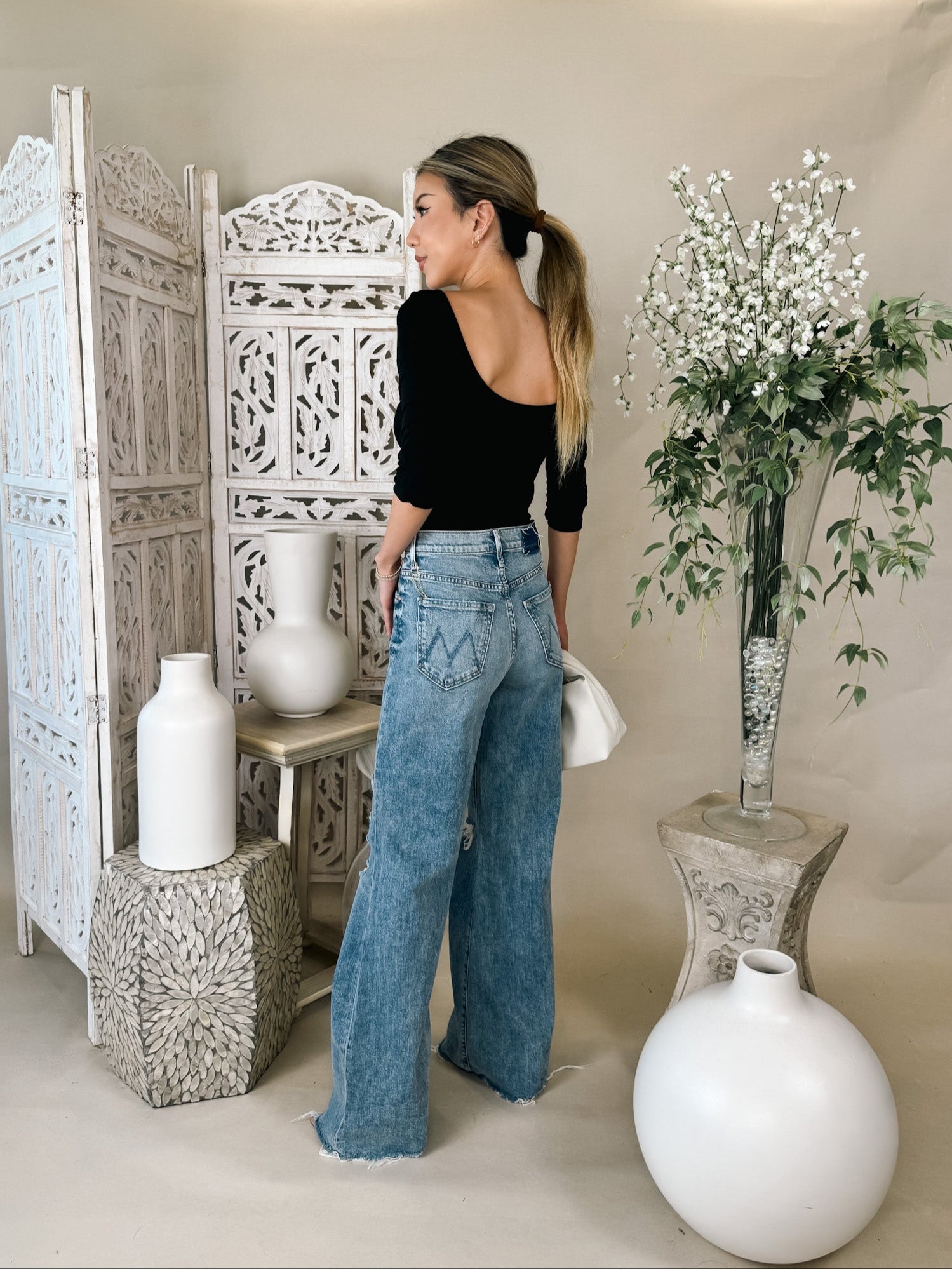 ひなmama Vicky Surplice Top | GUESS Factory