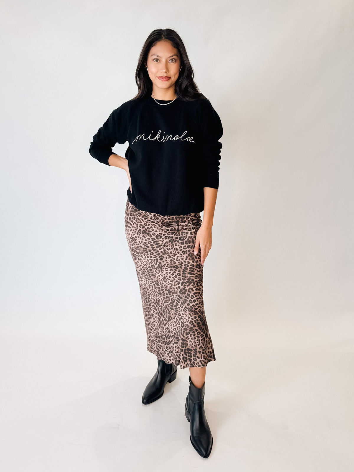 Z Supply Izabel Luxe Satin Skirt