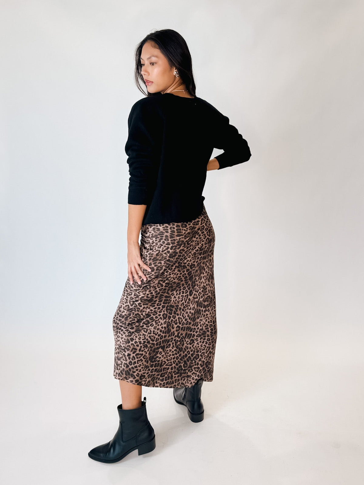 Z Supply Izabel Luxe Satin Skirt
