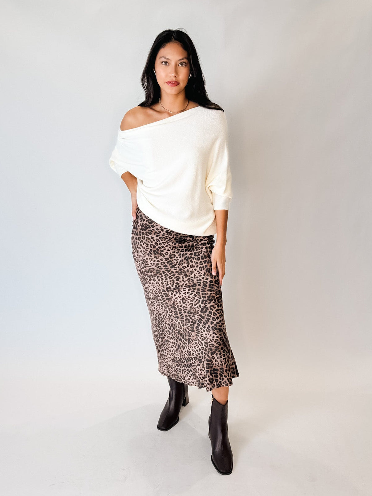 Z Supply Izabel Luxe Satin Skirt