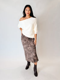 Z Supply Izabel Luxe Satin Skirt