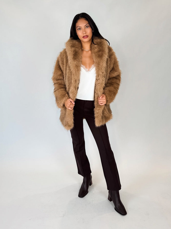 Z Supply Logan Faux Fur Coat