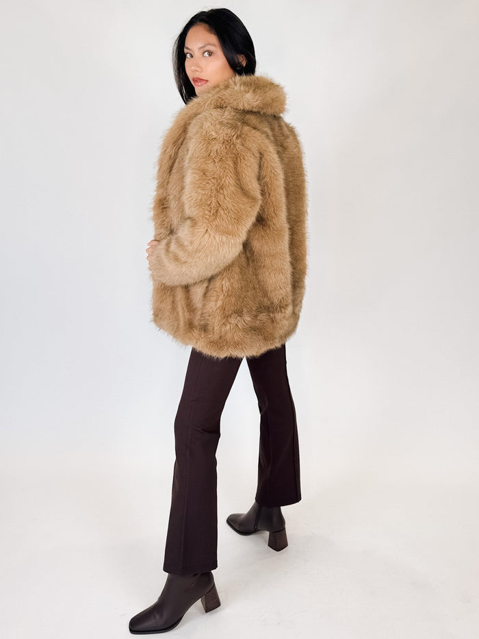 Z Supply Logan Faux Fur Coat