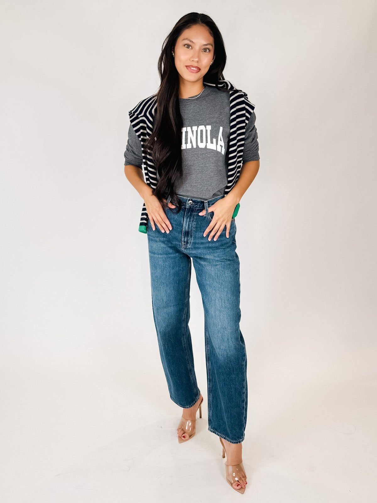 Pistola Wes High Rise Barrel Jean