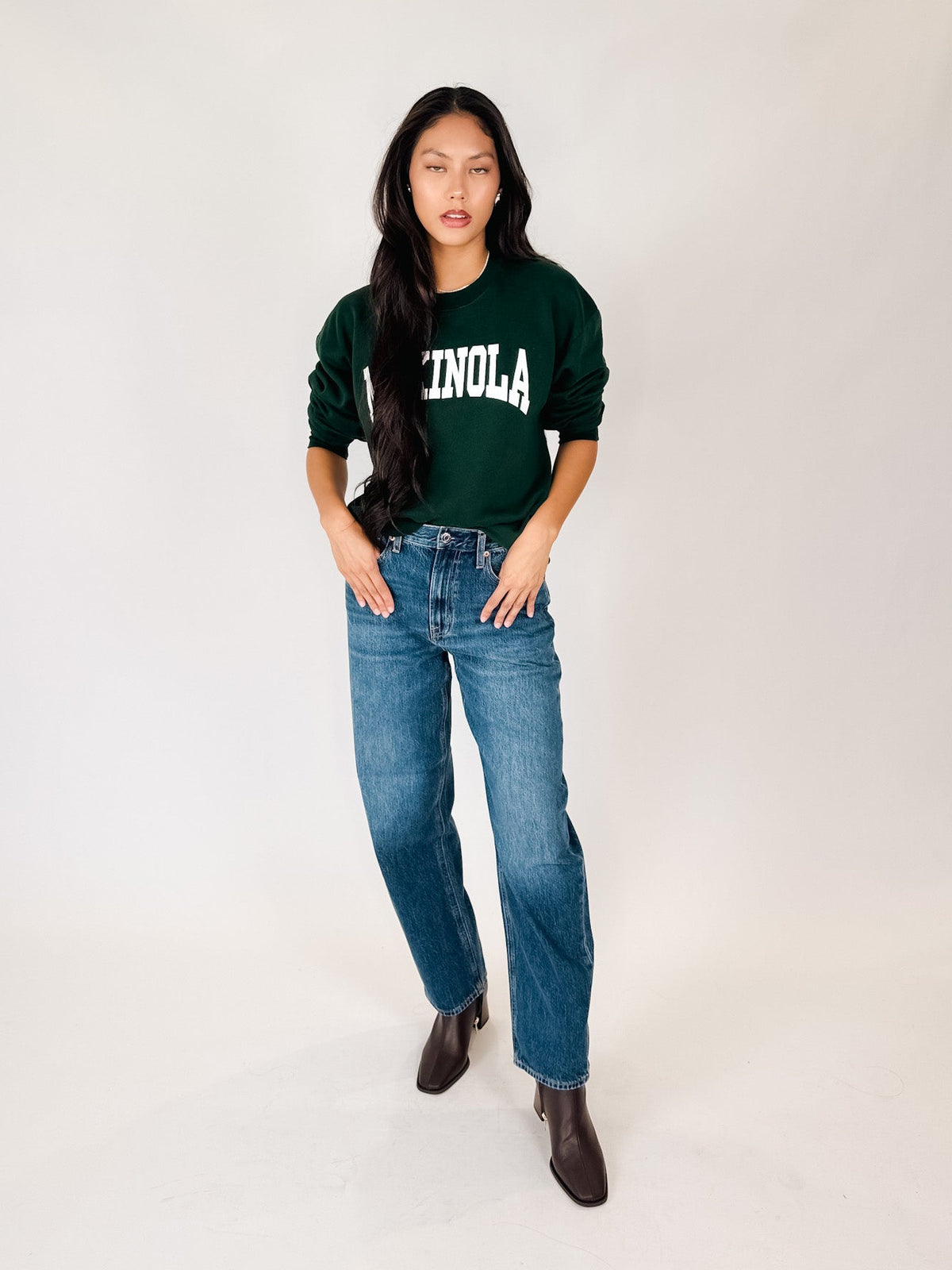 Pistola Wes High Rise Barrel Jean