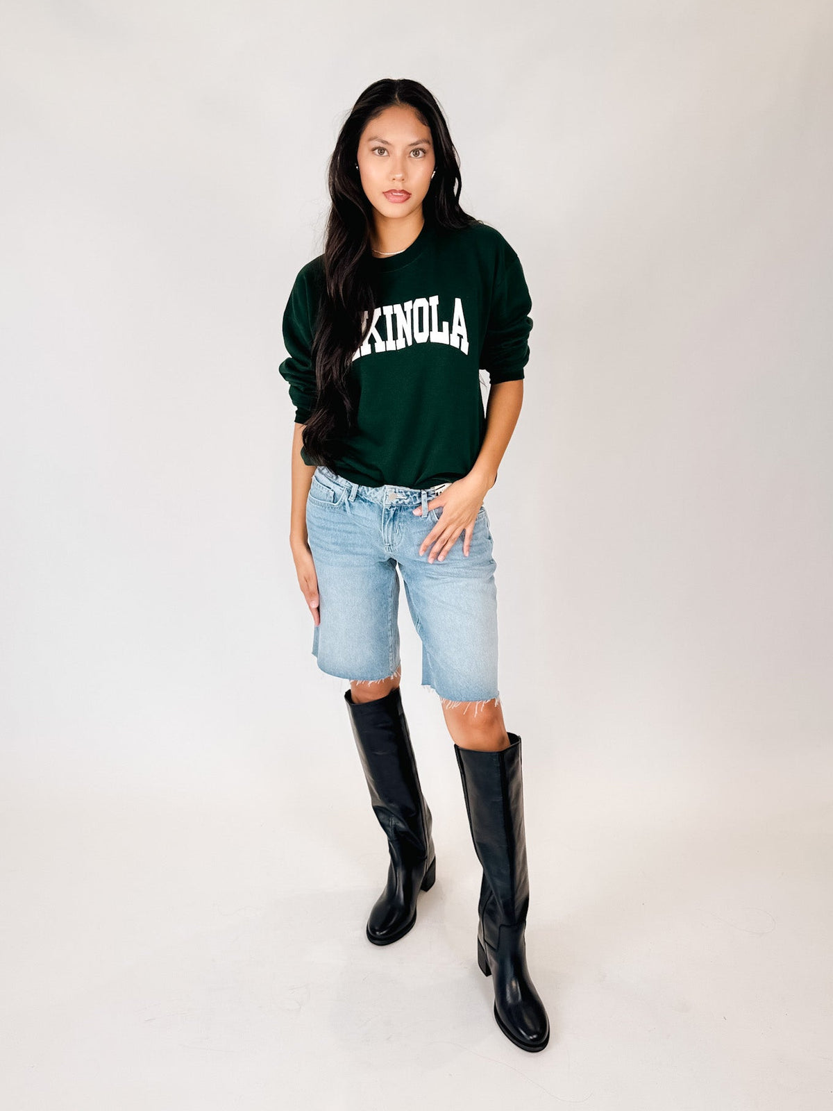 L'Agence Elise L/R Bermuda Shorts