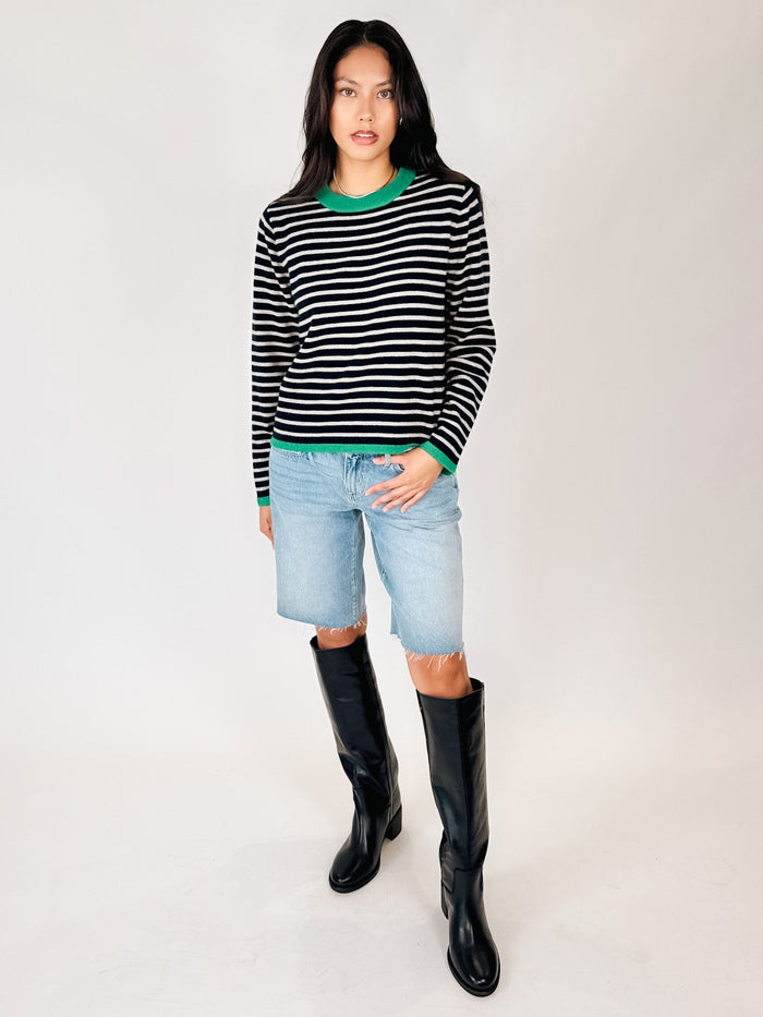L'Agence Elise L/R Bermuda Shorts