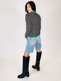L'Agence Elise L/R Bermuda Shorts