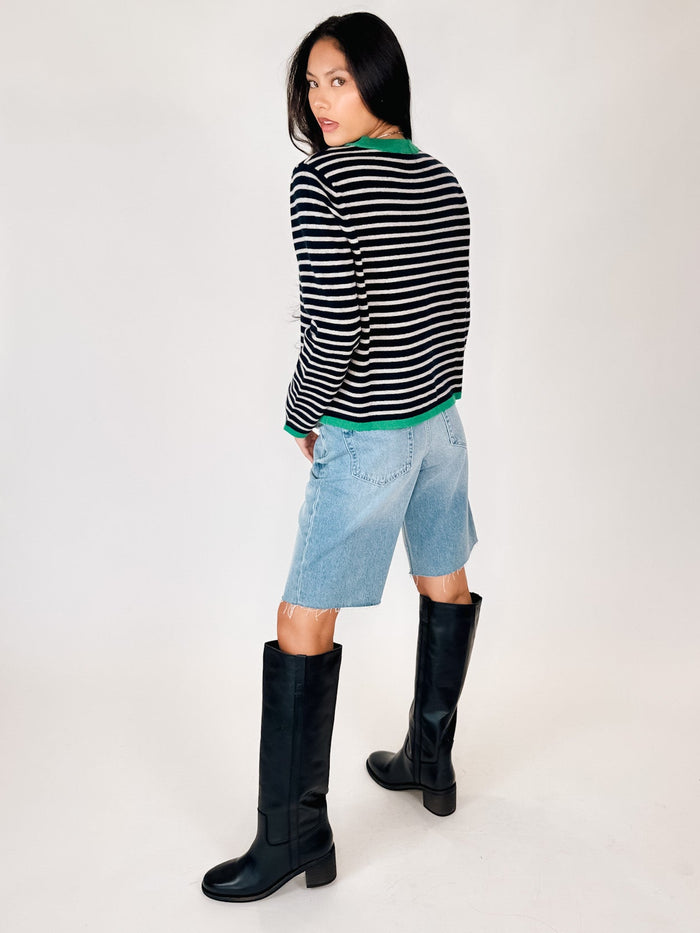 L'Agence Elise L/R Bermuda Shorts