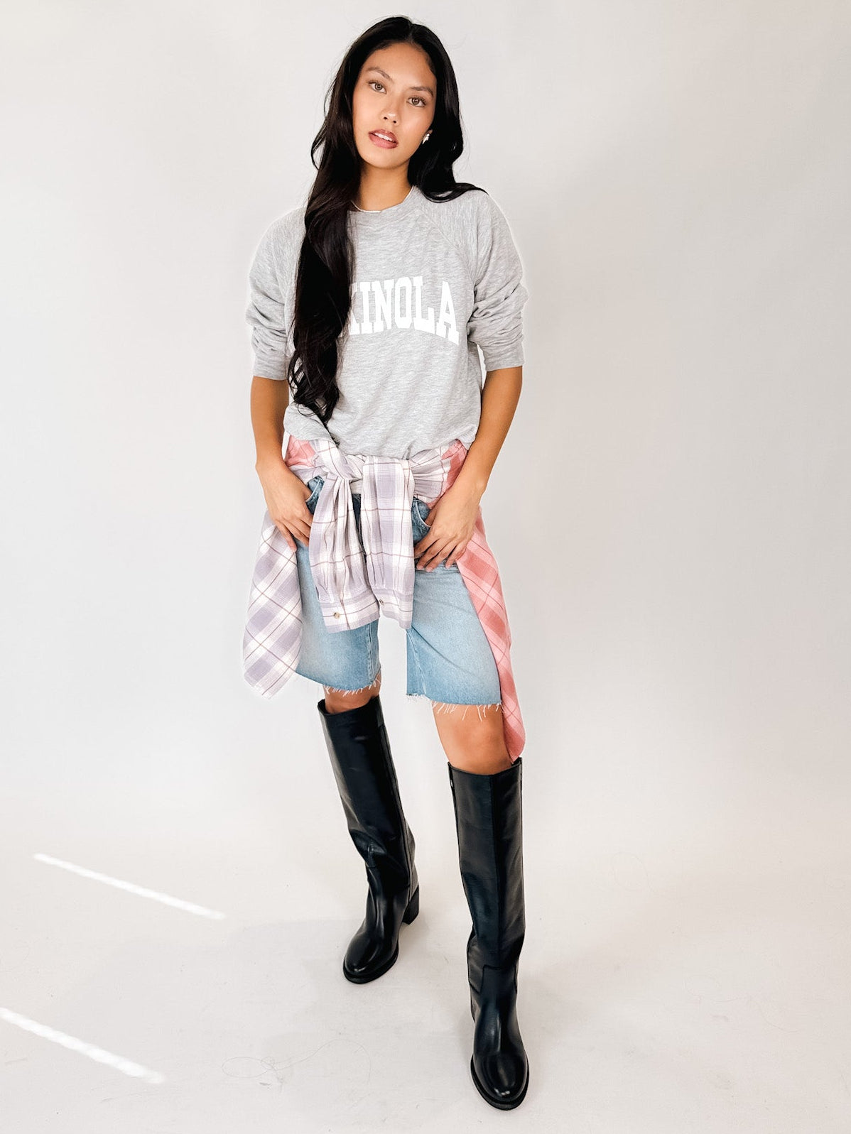 L'Agence Elise L/R Bermuda Shorts
