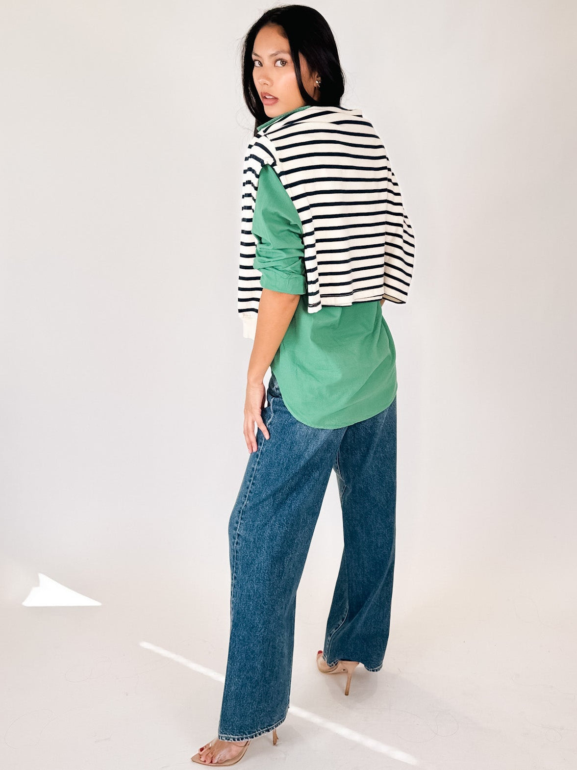 Pistola Wes High Rise Barrel Jean