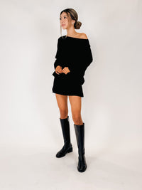 Milio Milano Ribbed Cuffed/Hem Asymmetrical Sweater
