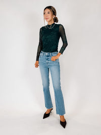 Z Supply Illy Mock Neck Floral Top