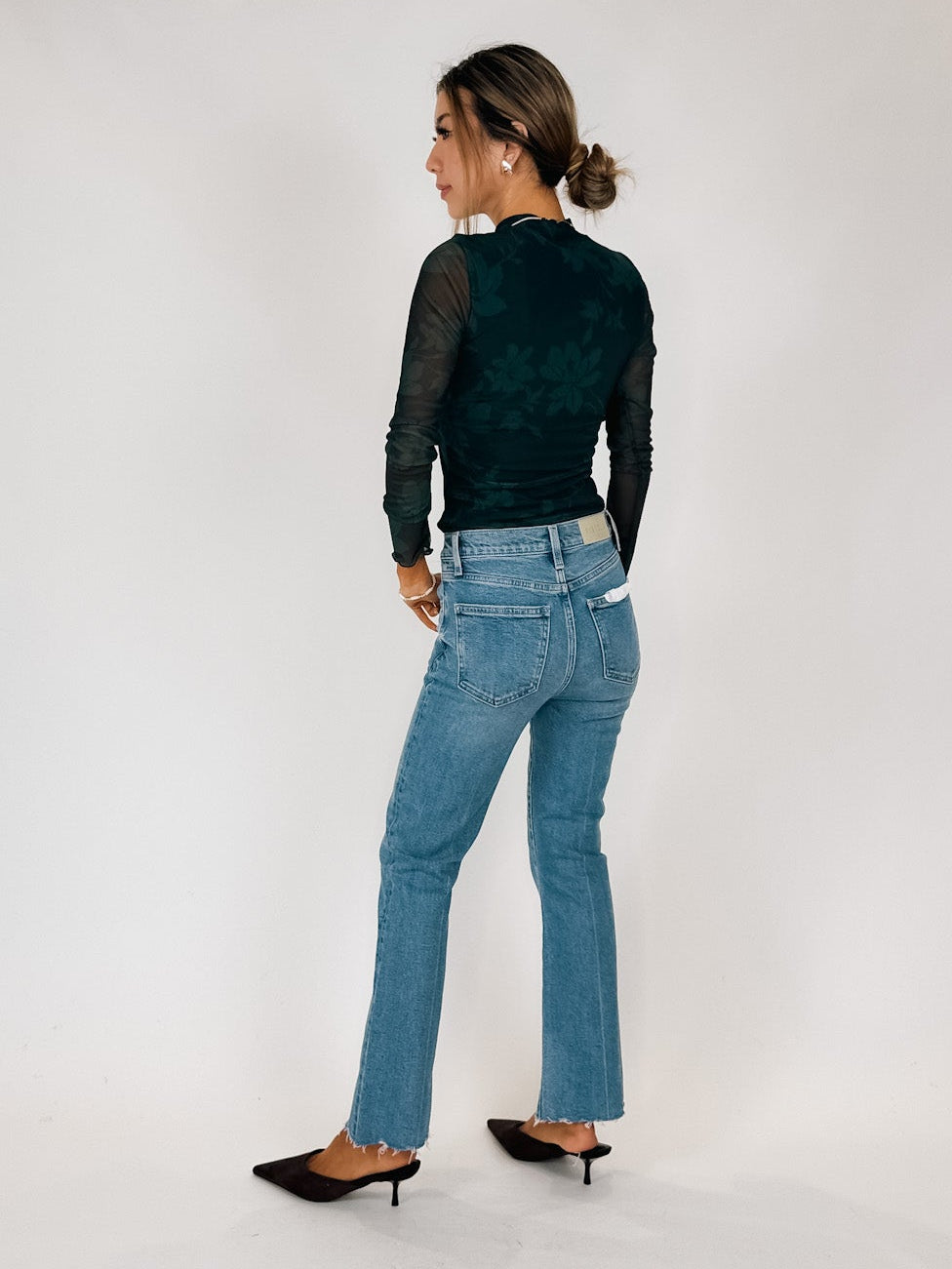 Z Supply Illy Mock Neck Floral Top