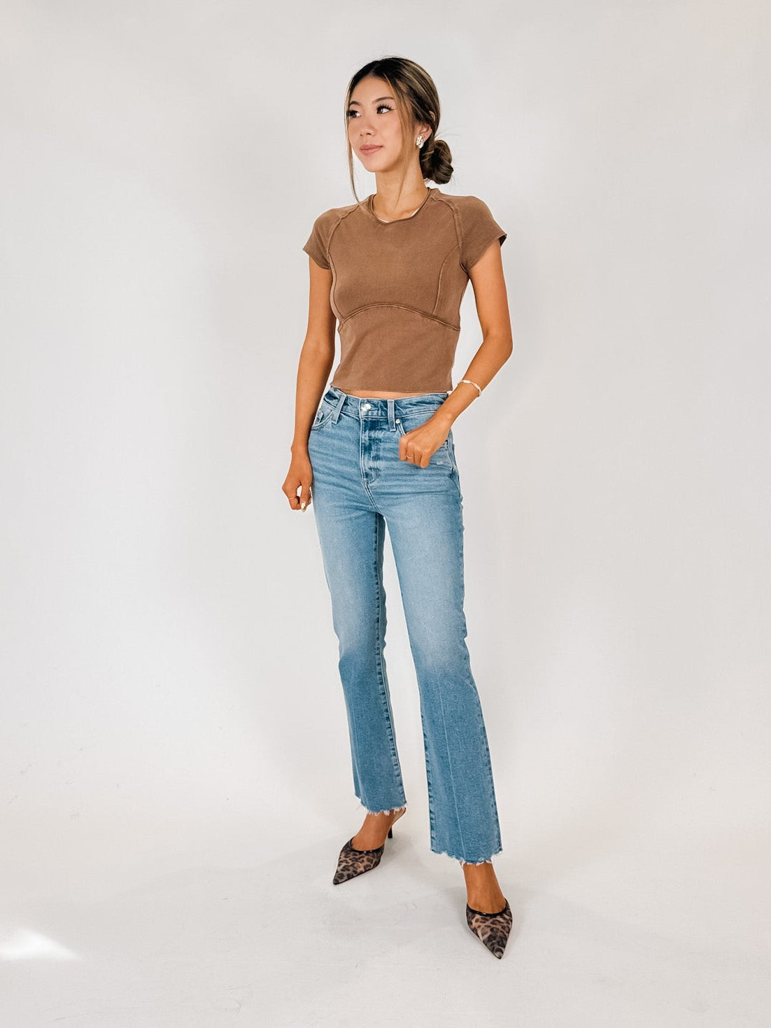 Pistola Lennon High Rise Crop Boot