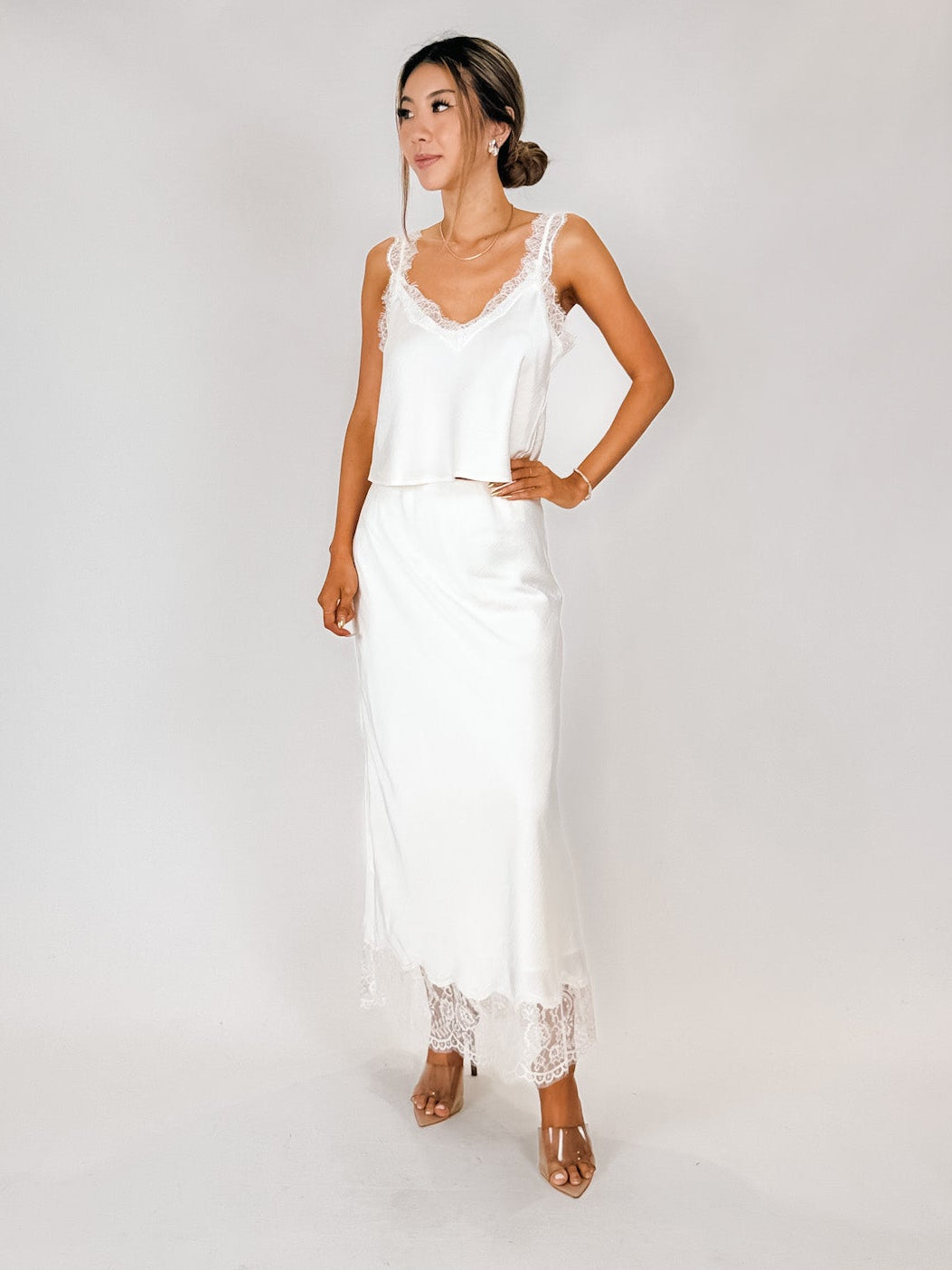 Z Supply Uma Lace Satin Cami