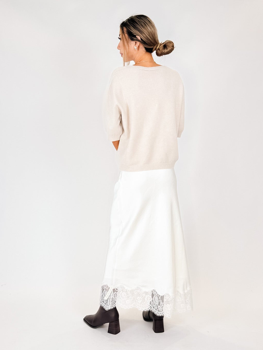 Z Supply Cinder Lace Midi Skirt