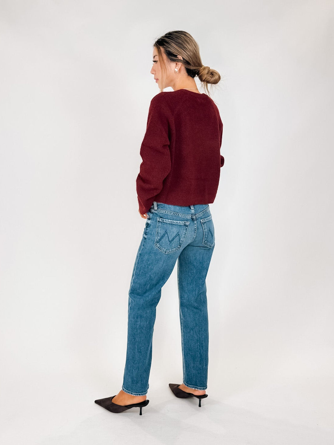 Mother The Mid Rise Rambler Zip Ankle