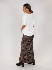 Z Supply Izabel Luxe Satin Skirt