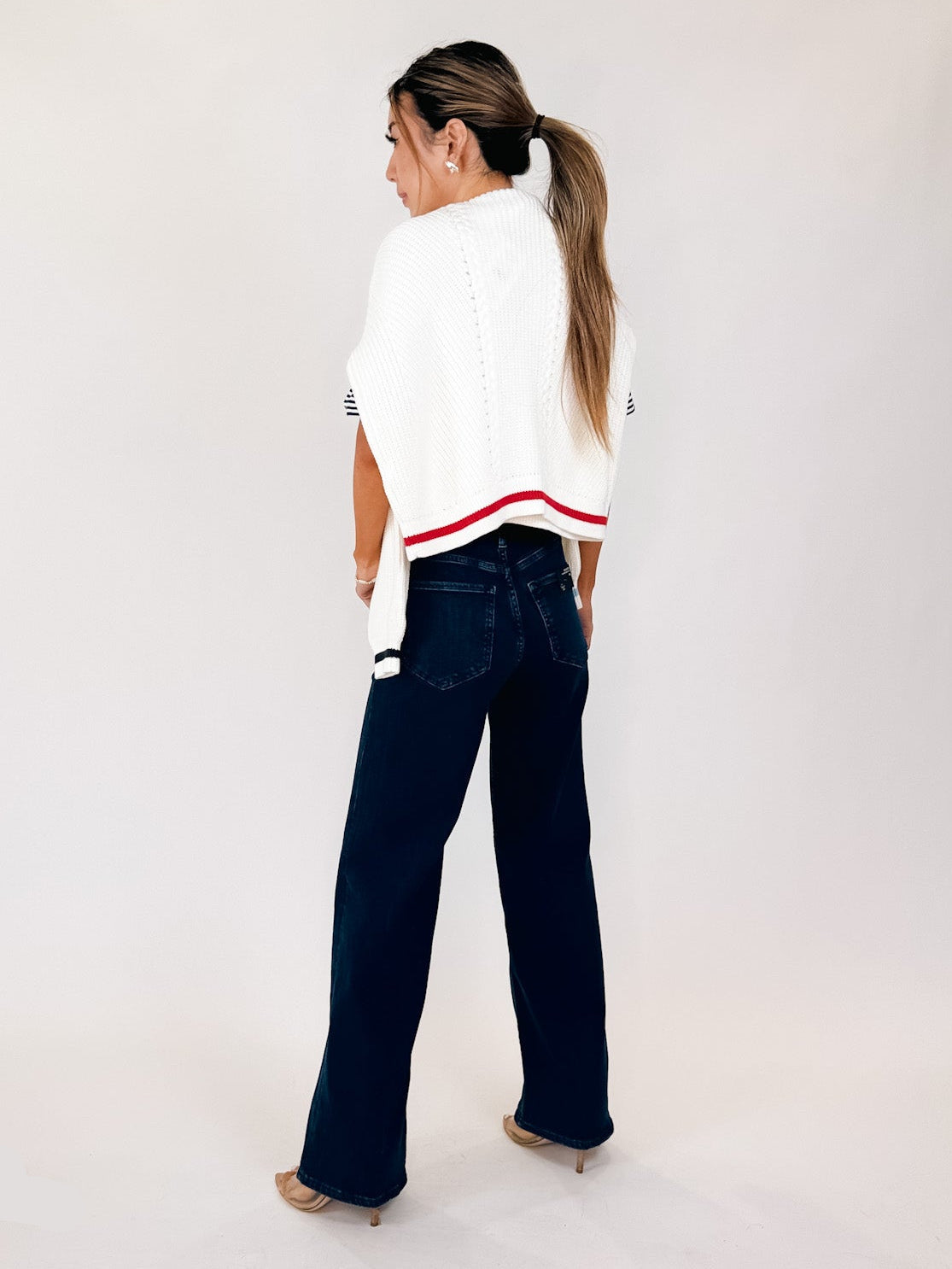 Splendid Kacey Stripe V Neck Tee