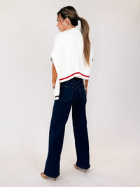 Splendid Kacey Stripe V Neck Tee