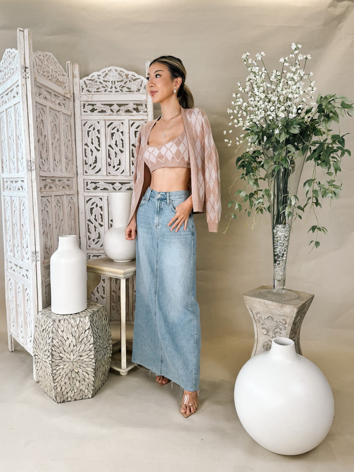 Pistola Raye Low Slung Maxi Skirt