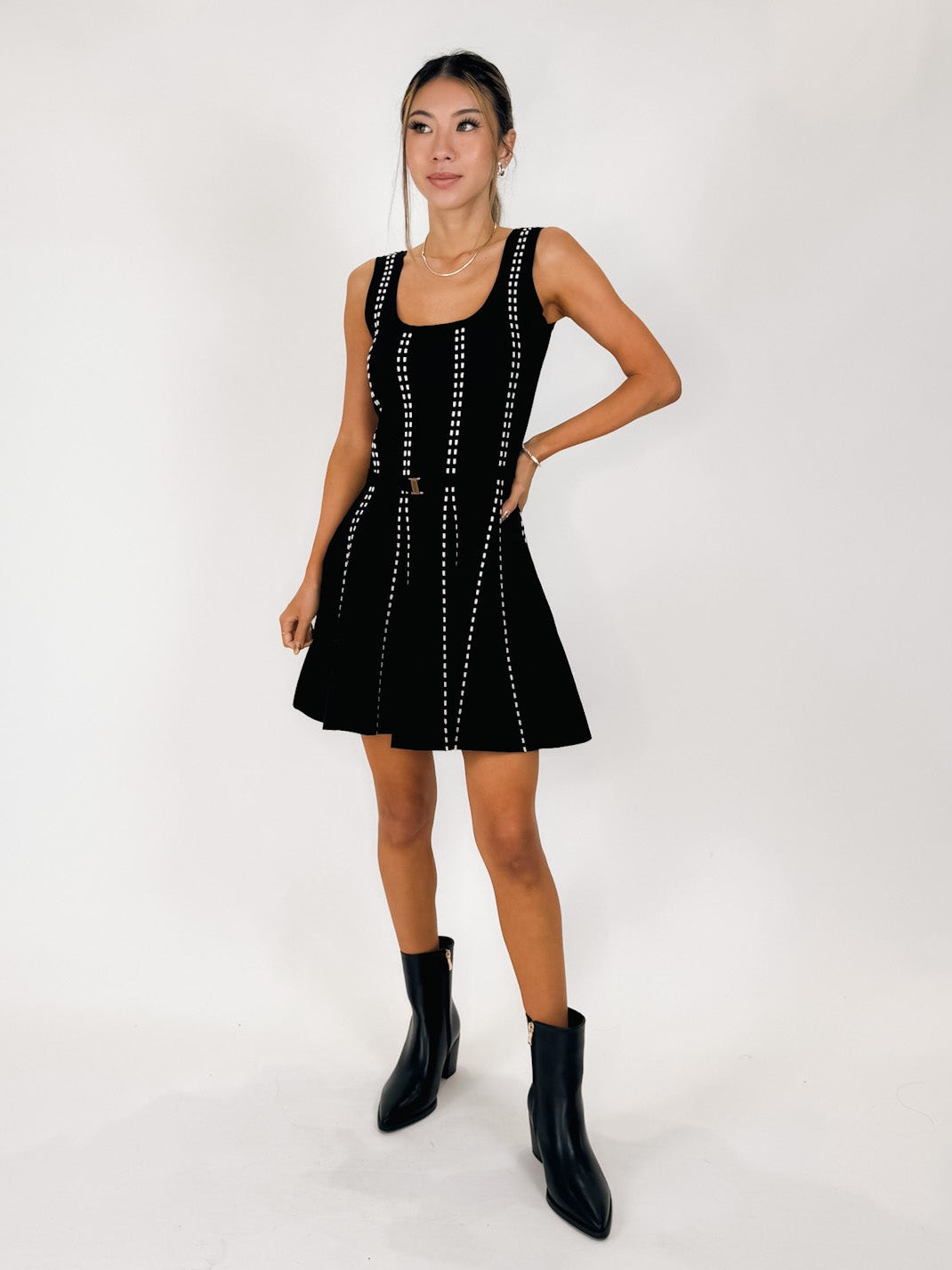 Karina Grimaldi Ivy Knit Mini Dress