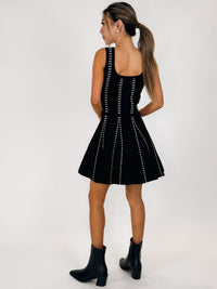 Karina Grimaldi Ivy Knit Mini Dress