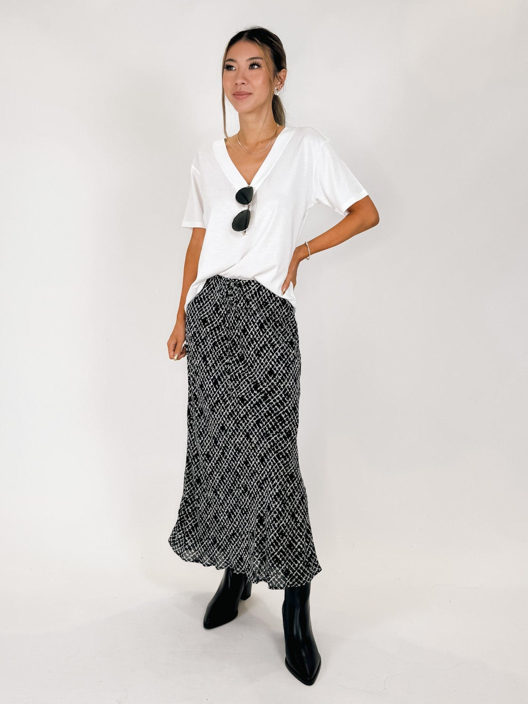 Bella Dahl Bias Skirt With Tie