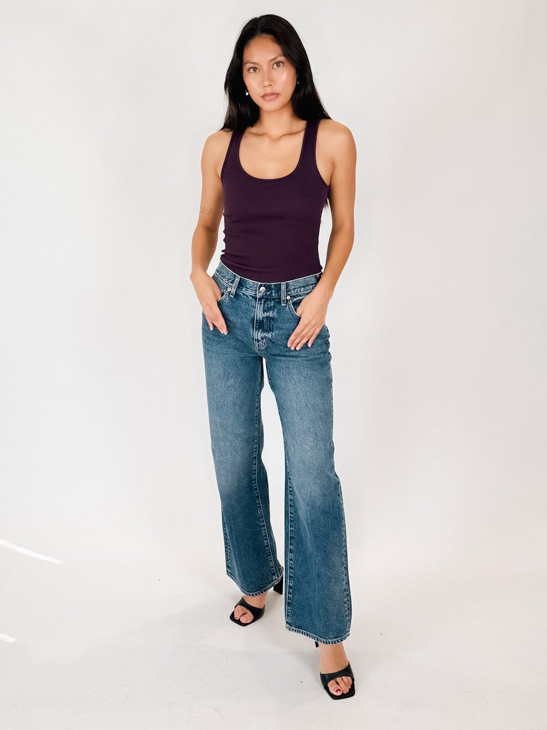 L'Agence Adira Scoop Neck Tank