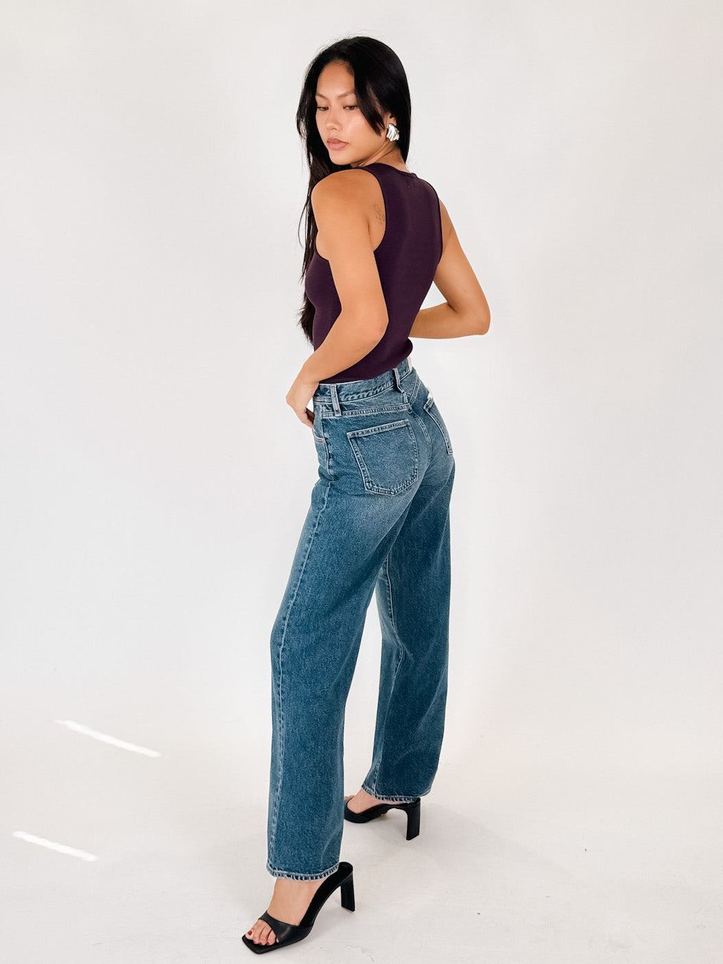 L'Agence Adira Scoop Neck Tank