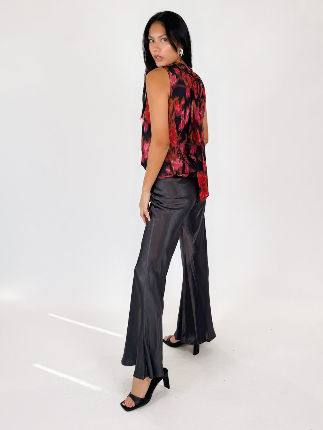 Enza Costa Satin Bias Cut Pant