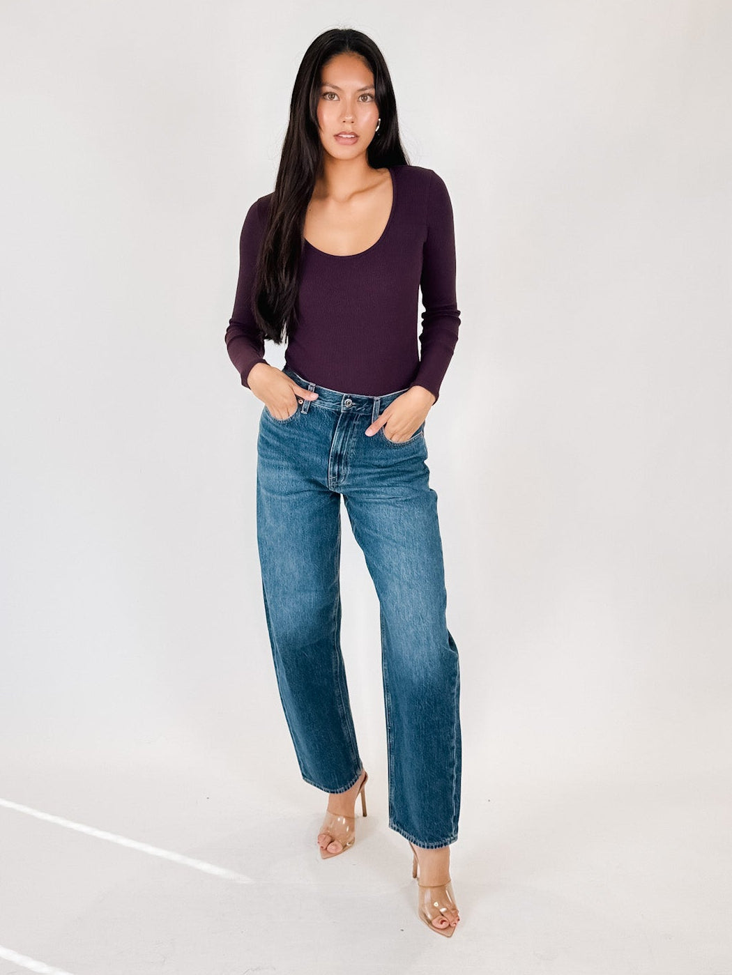 Pistola Wes High Rise Barrel Jean