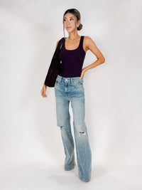 L'Agence Adira Scoop Neck Tank