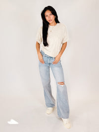 Pistola Hendrix High Rise Baggy Jean
