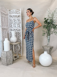 Dress To Pinwheel Print Maxi Dress