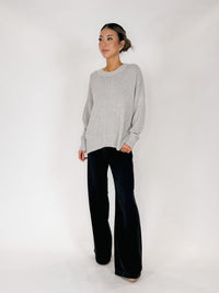W. Cashmere Annette Crewneck Oversized Pullover