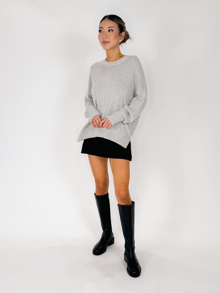 W. Cashmere Annette Crewneck Oversized Pullover