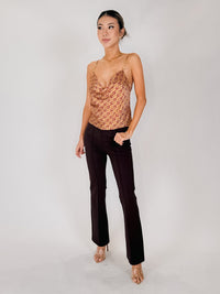 L'Agence Calista Horse Bit Trim Cowl Cami
