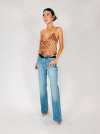 L'Agence Calista Horse Bit Trim Cowl Cami