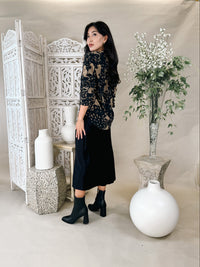 Z Supply Europa Poly Sheen Skirt