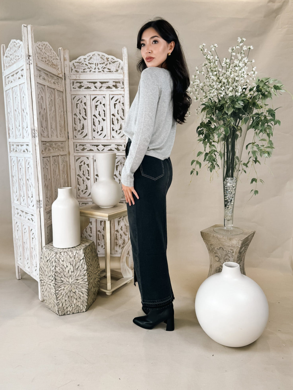 Rails Cotton Cashmere Long Sleeve Tee