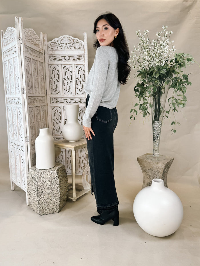 Rails Cotton Cashmere Long Sleeve Tee