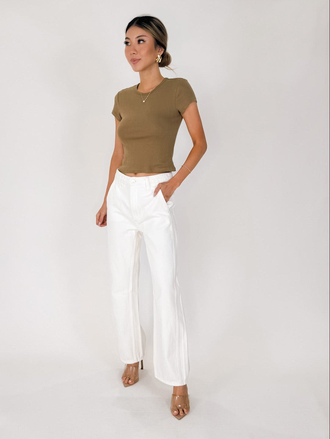 Pistola Beau Seamed Crescent Leg
