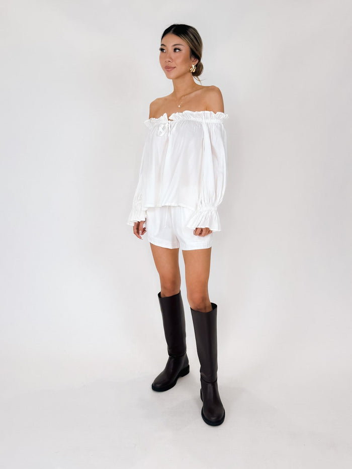 Elan L/S Off Shoulder Top