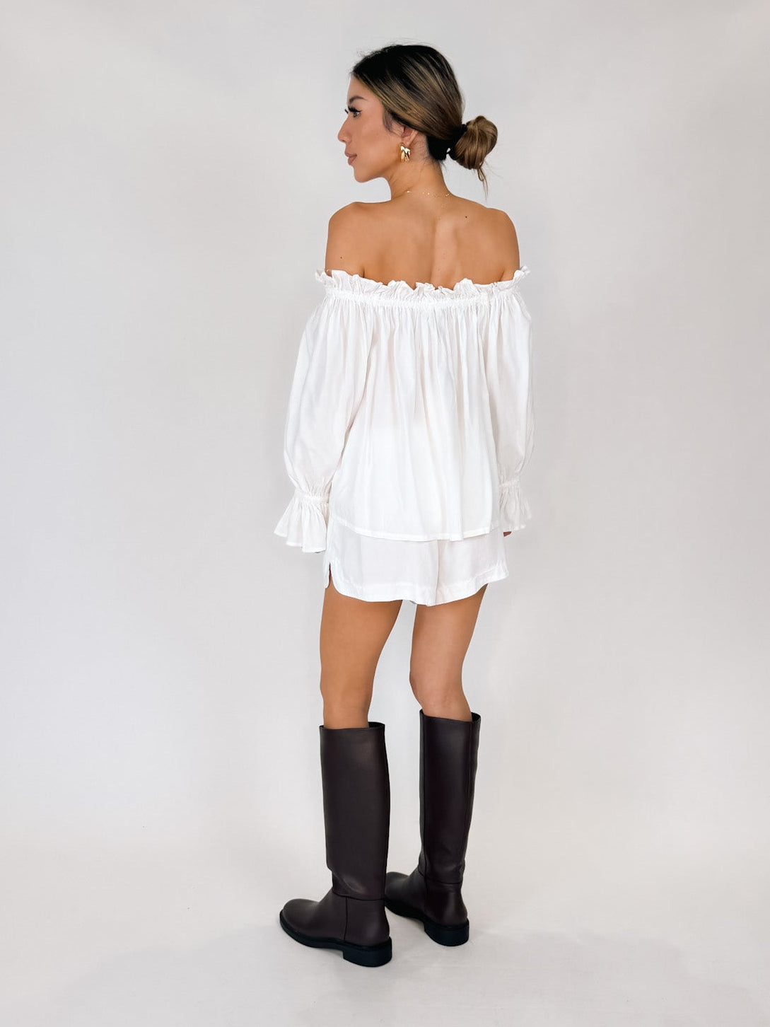 Elan L/S Off Shoulder Top