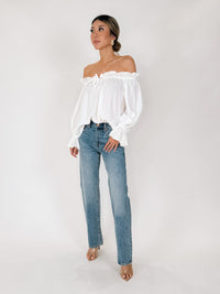 Elan L/S Off Shoulder Top